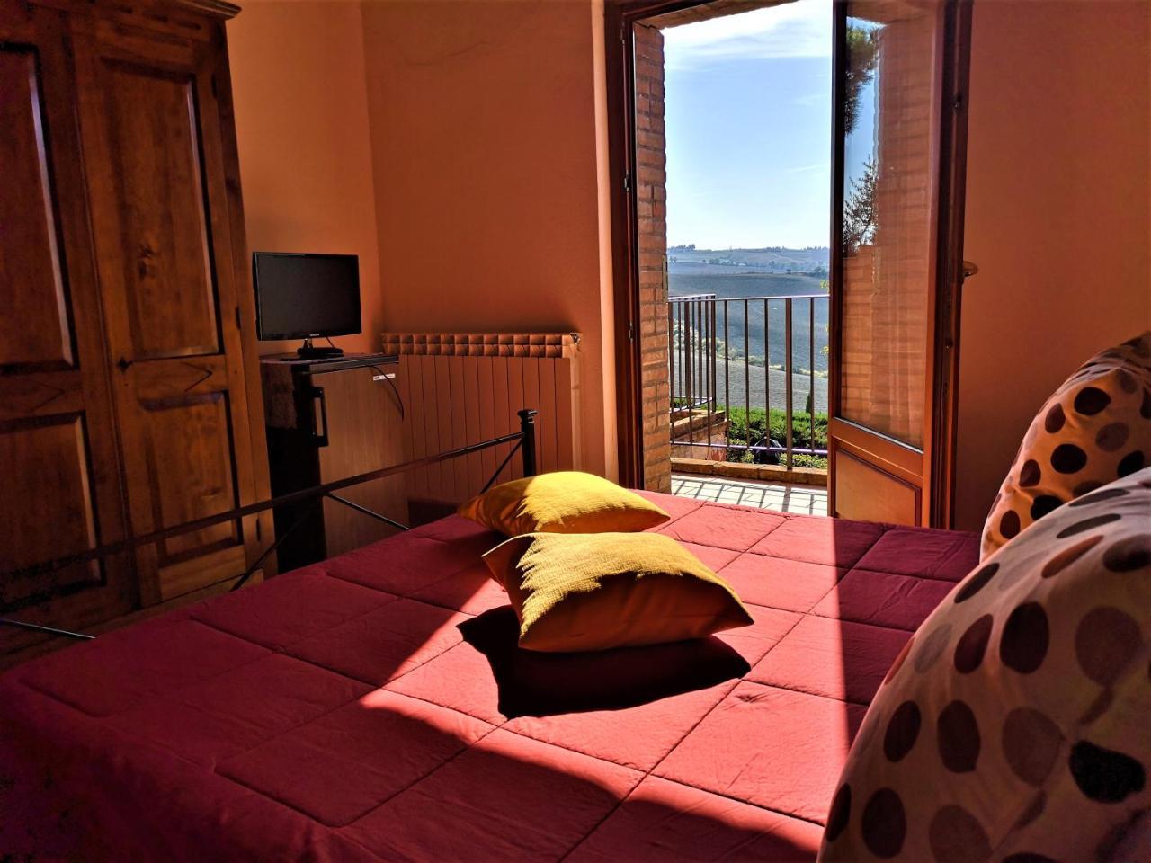 Agriturismo Palazzo Conti - B Villa Pienza Bagian luar foto