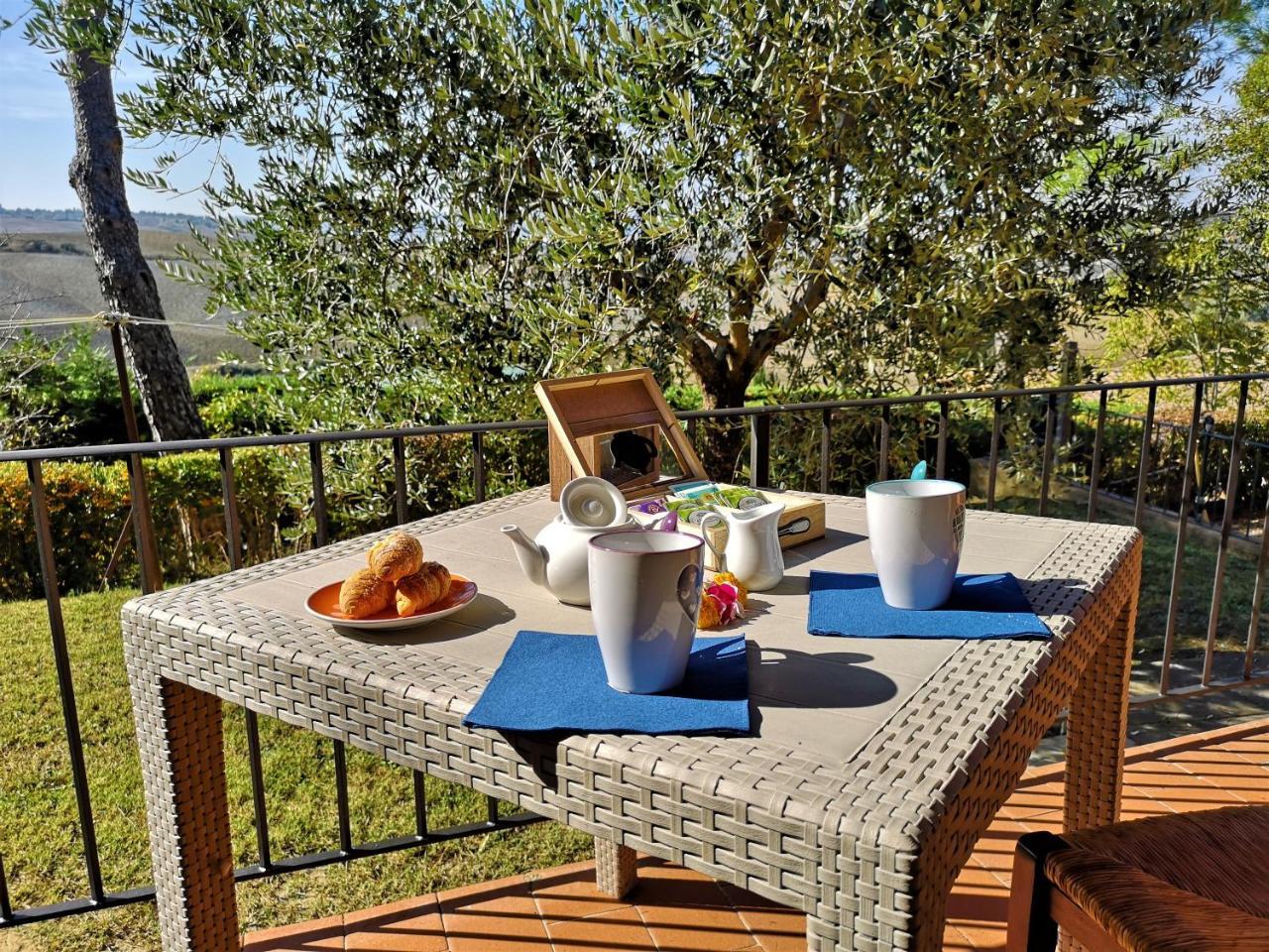 Agriturismo Palazzo Conti - B Pienza Bagian luar foto
