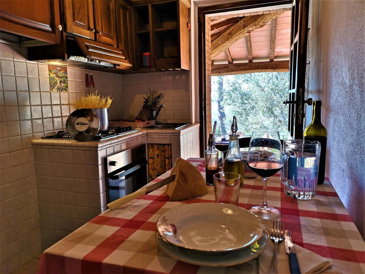 Agriturismo Palazzo Conti - B Pienza Bagian luar foto