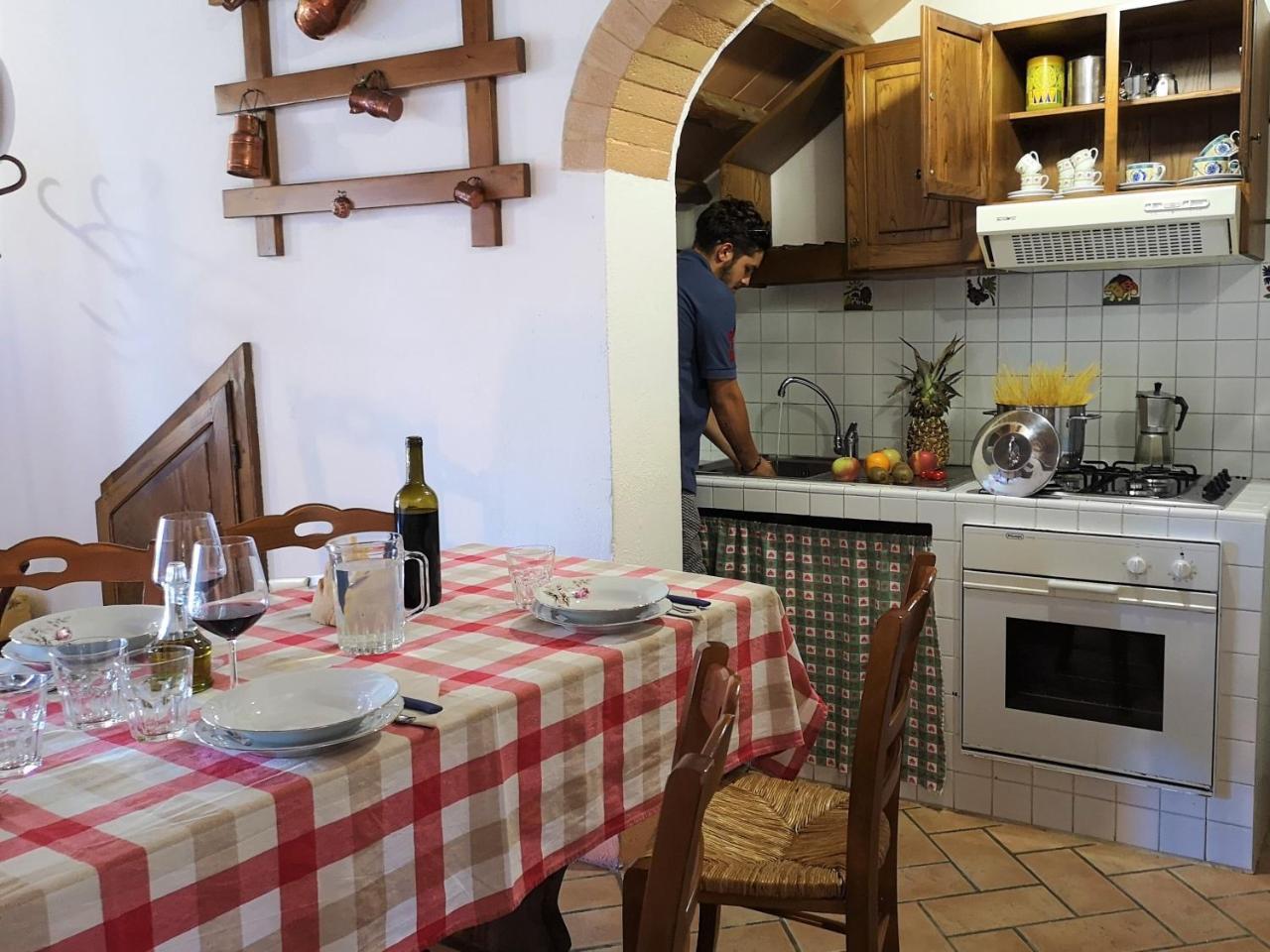 Agriturismo Palazzo Conti - B Pienza Bagian luar foto